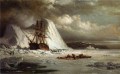 Barco atrapado en el hielo William Bradford